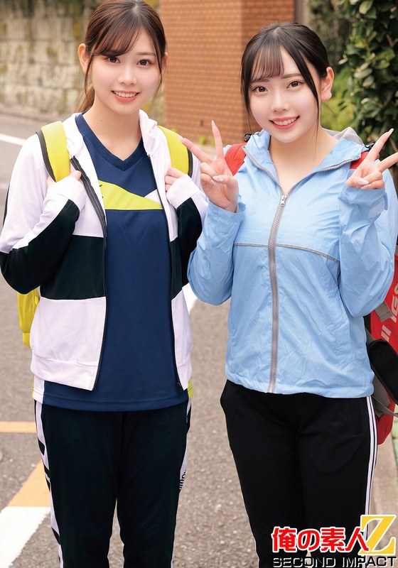 「現役アスリート こころさん（水泳部・21歳）さくらさん（ソフトボール部・20歳）」【h_1732orecs00705】